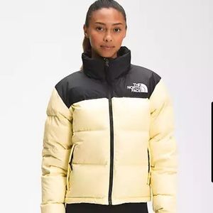 NWT North Face 1996 Retro Nuptse Jacket - Pale Banana